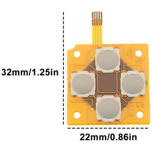 Câble flexible pour bouton directionnel gauche pour console <span class=keywords><strong>Nintendo</strong></span> New <span class=keywords><strong>3DS</strong></span> XL/LL ou NEW <span class=keywords><strong>3DS</strong></span>, câble flexible pour clé D-<span class=keywords><strong>Pad</strong></span> - Product Image 2
