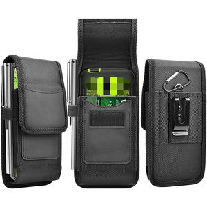Funda Universal de Cuero para Cinturón con Clip, <span class=keywords><strong>Bolsa</strong></span> para Tarjetas de Identificación, Porta Teléfono para iPhone, Samsung, VIVO - Product Image 3