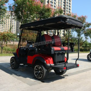Voiturette de <span class=keywords><strong>golf</strong></span> électrique chinoise certifiée CE, 4 places, 48V/72V, 30km/h, 90km d'autonomie, capacité 500kg+, prix réduit - Product Image 3