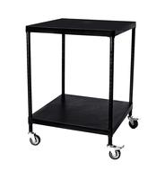 Chariot de stockage antistatique en acier inoxydable à 4 roues personnalisé pour la sécurité ESD, chariot à étagères en fil métallique ESD, chariot à bobines ESD