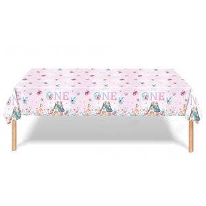 Ensemble de vaisselle jetable en <span class=keywords><strong>papier</strong></span> pour fête sur le thème des fées des fleurs et des champignons, nappes, décoration de fête d'anniversaire pour enfants, fête moderne - Product Image 6