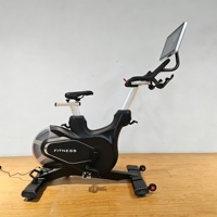 Vélo de spinning intelligent avec écran tactile TFT 18,5 pouces, système de contrôle motorisé, pour usage commercial, studio, salle de sport et domicile