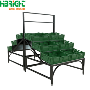 ชั้นวางของพลาสติกโลหะหลายชั้นสำหรับโชว์ผักผลไม้ - Product Image 1