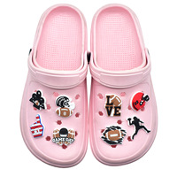 Breloques de chaussures de football américain et de rugby, promotion, souvenir, jeux de rugby, casque d'équipe, MVP, Tiggers, breloques pour sabots de rugby
