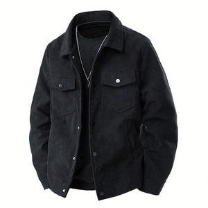 Chaqueta <span class=keywords><strong>de</strong></span> Moda Casual con Solapa <span class=keywords><strong>de</strong></span> Pana, Estilo Nuevo <span class=keywords><strong>de</strong></span> Primavera y Otoño, Diseño <span class=keywords><strong>de</strong></span> Logotipo Personalizado OEM - Product Image 3