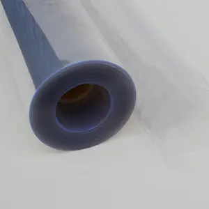 Folha transparente flexível do PVC de HSQY 200 mícrons do mícron 300 no rolo grande para o empacotamento da bolha
