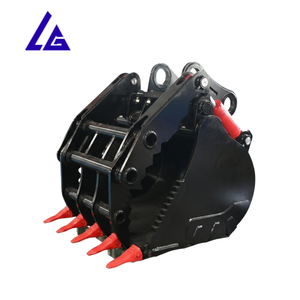 Godet hydraulique renforcé <span class=keywords><strong>pour</strong></span> la manipulation de roches NM400 <span class=keywords><strong>pour</strong></span> excavatrice de 20-30 tonnes 320 PC210, idéal <span class=keywords><strong>pour</strong></span> la manutention de pierres et les projets forestiers - Product Image 2