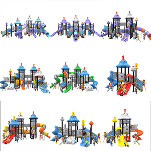 Tùy Chỉnh Ngoài Trời Ít Trẻ Em Thiết Bị Giải Trí-Mầm Non Nhựa Lớn Trượt Bộ Ngoài Trời Trẻ Em Sân Chơi - Product Image 4