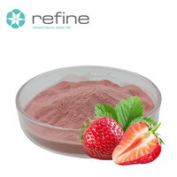 Fabriksprijs USDA 99% Biologische Aardbeienpoeder Gefreeze-droogde Aardbeienpoeder