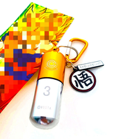 Anime DBZ Time Capsule Bottle Can Open Keychain Porte-clés pendentif en métal pour clé
