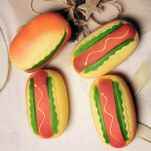 2025 nouveau Queer lesbienne Hot Dog nouvelle nourriture créative jouer <span class=keywords><strong>Pat</strong></span> soulagement du Stress Hot Dog jouet Simulation ingrédients genou - Product Image 1