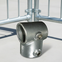 Colliers de serrage en fonte malléable, raccords de tuyauterie galvanisés, connecteurs de composants de cadre pour la connexion des structures
