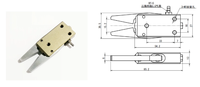 Pince de préhension pour moulage / Fixation pneumatique pour manipulateur