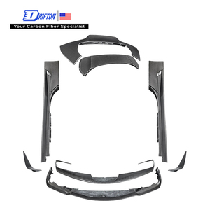 Kits de carrocería aerodinámicos de fibra de carbono seca estilo RY para Ferrari SF90, piezas de alta calidad, proveedor de fábrica - Product Image 1