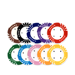 YH 500 Uds Fichas de póquer de arcilla 14g Fichas de póquer Ficha personalizadas Fiches personales Da Poker Del <span class=keywords><strong>Casin</strong></span> - Product Image 1