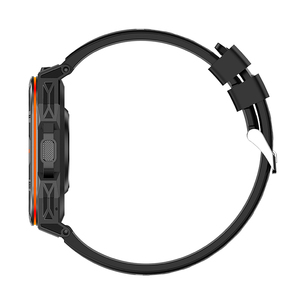 นาฬิกาสมาร์ทวอทช์ HKSF HT38 สำหรับผู้ชาย แบตเตอรี่ 1100mAh ใช้งานได้ยาวนาน รองรับโหมดกีฬามากกว่า 100 โหมด ไฟฉาย LED เข็มทิศ ระบบจัดการสุขภาพ - Product Image 5