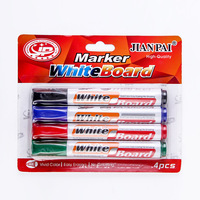 Nouveaux marqueurs effaçables Jianpai noirs, faciles à utiliser, à base d'eau, sans résidu, pour tableau blanc, enseignants, enseignement, bureau, étudiants, apprentissage