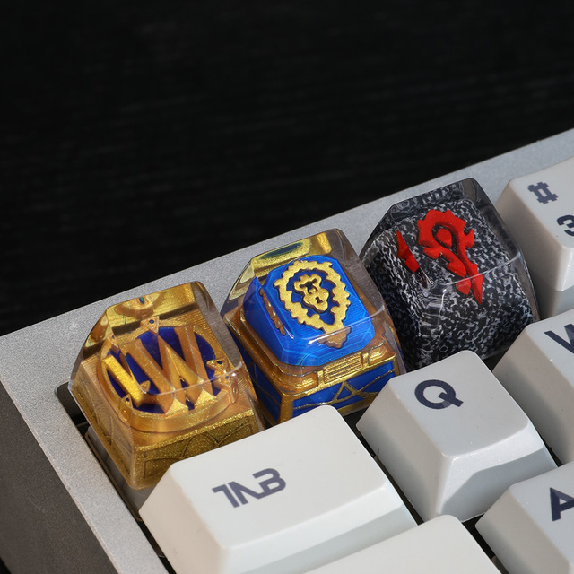 2025 MG 3D Printed Resin Artisan Keycaps World Warcraft Keyboard Handmade Support Customization Cherry MX Compatible DKC-15