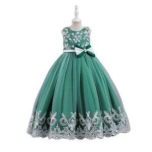 Baby Girl Princess Dresses Party Wedding Bridesmaid Formal Gown Kids Flower Dress AC106