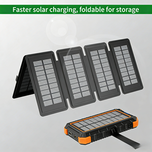 Banco de Energía Solar Portátil de Ultra Gran Capacidad de 20000 mAh, Transparente, Magnético, Inalámbrico, con Doble Luz de Camping, <span class=keywords><strong>Precio</strong></span> de Fábrica - Product Image 4