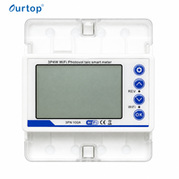 Tuya WiFi Smart Three Phase Circuit Breaker 3P 100A Pelindung Tegangan Sakelar Kontrol Meter Energi Din Rail