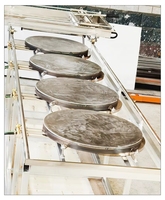 Machine semi-automatique professionnelle pour la fabrication de crêpes de soie aux céréales, grande capacité, multi-grains