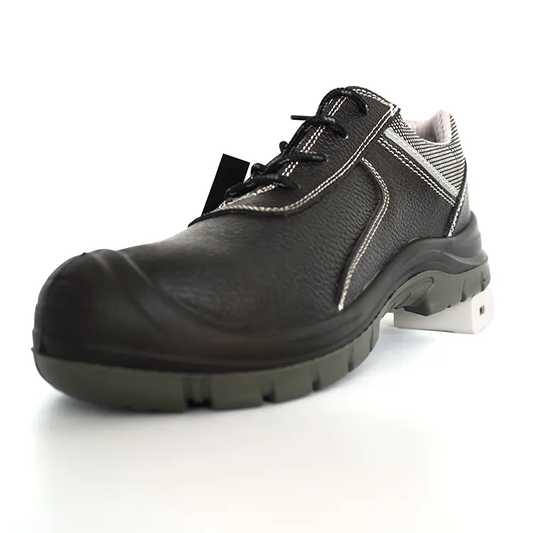 New Anti Static Construction Waterproof genuine Leather Safety Shoes Light Bearer Steel Toe Safety Shoes For Work