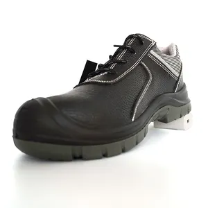 新款防静电建筑防水真皮安全鞋轻型承载钢趾工作鞋