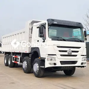 כבד החובה 12 גלגלים טיפר משאית 32m3 35m3 30m3 cnhtc howo dump משאית 8x4 loader קיבולת