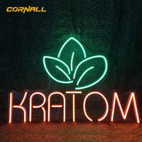 Lettres lumineuses néon flexibles, enseigne néon LED personnalisée avec panneau arrière en acrylique pour la décoration murale de restaurant, bar, café, publicité