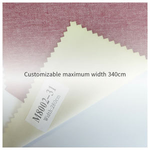 Tissu occultant 3 couches en polyester tissé uni pour rideaux de fenêtre, occultant la lumière du soleil, pour l'ombrage des pièces, en liquidation - Product Image 1