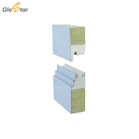 GLOSTAR A1 Isolation Thermique Ignifuge 50mm 75mm 100mm Acier Galvanisé Bordure en Laine de Roche Sandwich CE/ISO Écologique
