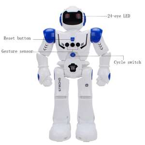 Inteligente RC <span class=keywords><strong>Robot</strong></span> Juguete Control Remoto Gesto <span class=keywords><strong>Robot</strong></span> Kit con programación Intelectual, Cantando y Bailando Robots Recargables - Product Image 6