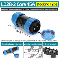 Conector Industrial SZC16 9P-F-M de 9 Pines Soldado para Equipos de Instrumentación de Automatización Multicanal