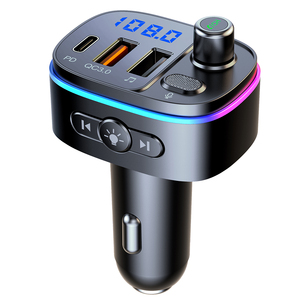 T65 <strong>Bluetooth</strong> Car Accessories Mp3 Player FM Transmitter With PD QC 3.0 Charger <strong>Adaptor</strong> - Product Image 4