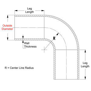 Tùy chỉnh 1-6 "inch nhôm ống uốn nhôm khuỷu tay trục gá uốn cong ống với đồng bằng kết thúc - Product Image 5