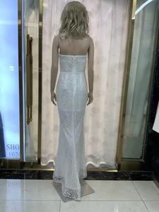<strong>Top</strong> Quality <strong>Sequins</strong> White Celebrity Nightclub Fashion Runway <strong>Party</strong> Long Elegant Evening Dress - Product Image 6