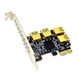 Placa de conversão <span class=keywords><strong>PCI</strong></span>-E 1-to-4PCI-E para a ranhura <span class=keywords><strong>PCI</strong></span>-E Uma arrastar quatro placas de expansão <span class=keywords><strong>USB3.0</strong></span> - Product Image 2