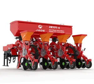 Nova máquina agrícola mais durável forte shafe principal preparo zero com fertilizante funil sementes de milho plantador