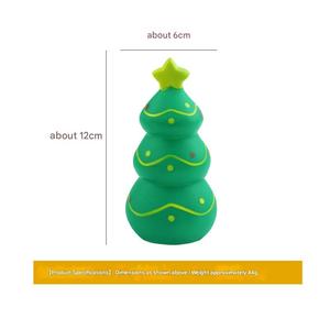 Juguete de Látex para Mascotas, Portátil, Ecológico, Impermeable, con Diseño de Dibujos Animados, Sonido, Elementos Navideños, para Cachorros y Perros Pequeños - Product Image 6