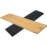 Boîtes d'expédition industrielles personnalisées, longues, en carton ondulé, pour tapis, tapis de sol, emballage, papier mat unique avec laminage UV