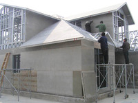 Casa Prefabricada Moderna de Acero Ligero, Cómoda y de Construcción Rápida, con Acero G550-AZ150, Certificación ISO/CE