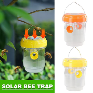 Trampa para Atrapar Avispas y Abejas con Energía Solar, Reutilizable, para Atrapar Avispones, Moscas de la Fruta e Insectos Voladores, para Uso en Exteriores, Jardines, Granjas y Huertos - Product Image 3