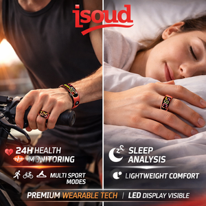 Anello Intelligente SR08 2026 in Acciaio Inossidabile, Impermeabile, Monitoraggio Salute con Tracciamento del Sonno, Custodia di Ricarica, Controllo tramite App Android - Product Image 3