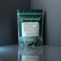 Comprimés de spiruline en marque privée OEM, emballage personnalisé, comprimés de suppléments d'algues bleues et vertes naturelles