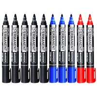 Stylo marqueur Permanent personnalisé, stylo marqueur Permanent, écologique, pour les fournitures scolaires et le bureau, 2 pièces
