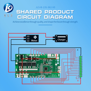 Système de gestion de batterie KLS KLS-362 14S 15S 40A 48V Lifepo4, <span class=keywords><strong>circuit</strong></span> de protection de batterie, batterie dédiée pour sac à dos - Product Image 3