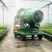 Canon à brouillard industriel pour le contrôle de la poussière dans les mines et la construction, pulvérisateur d'eau haute pression, brumisateur mobile portable