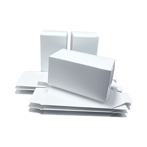 Boîtes d'expédition en carton ondulé blanc 3 plis 5 plis à fond verrouillable - Boîtes en carton blanc uni pour la logistique e-commerce - Product Image 3