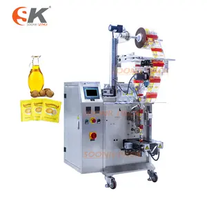 Three Side Seal Liquid Pouch Filling And Sealing Machine For Car Oil Cooking Oil Packing Machine